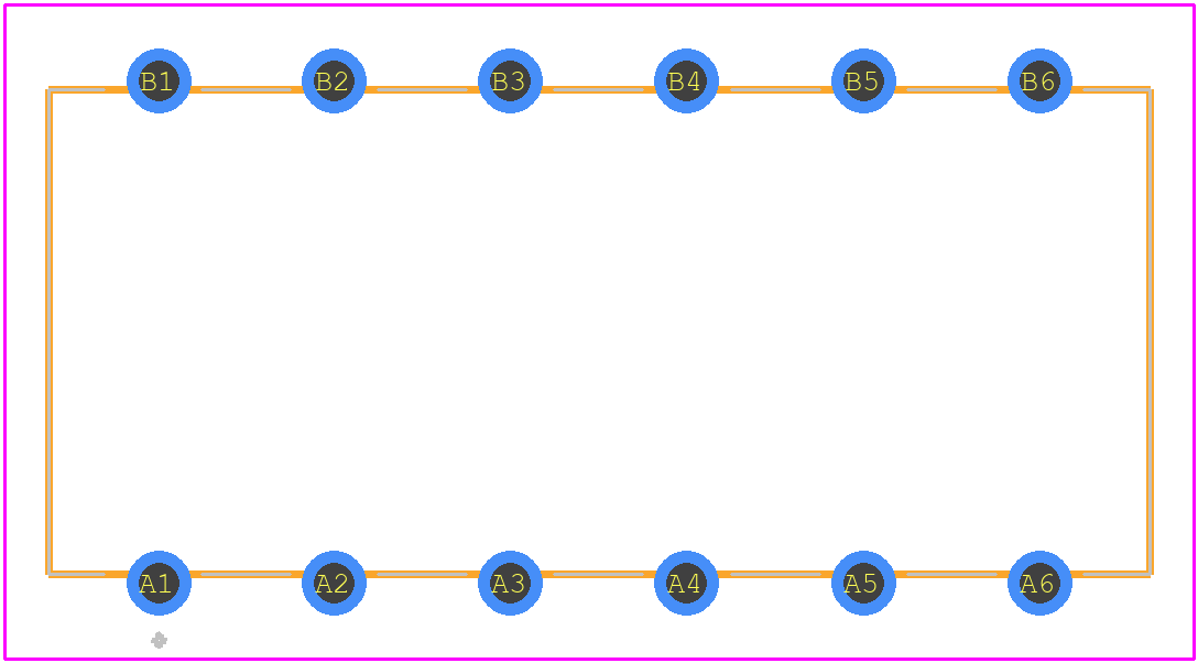 70ADH-6-FL0 - Bourns PCB footprint - Other - Other - 70ADH-6-FL0-2