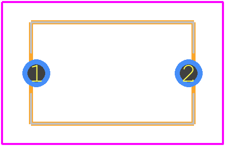 DE2B3SA681KA3BY02F - Murata Electronics PCB footprint - Other - Other - DE2 D=8mm T=5mm F=7.5mm d=0.6mm