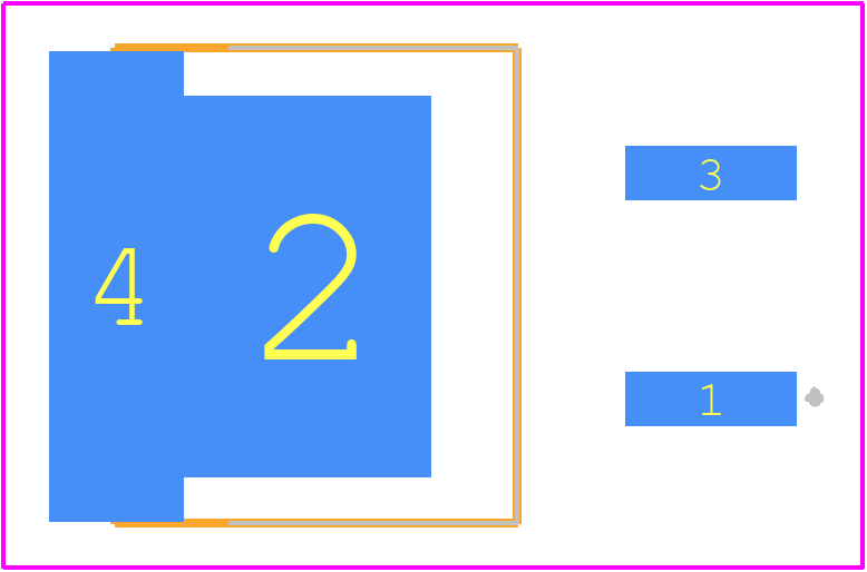 AZ1084CS2-3.3TRE1 - Diodes Incorporated PCB footprint - Other - Other - TO263-2-FF