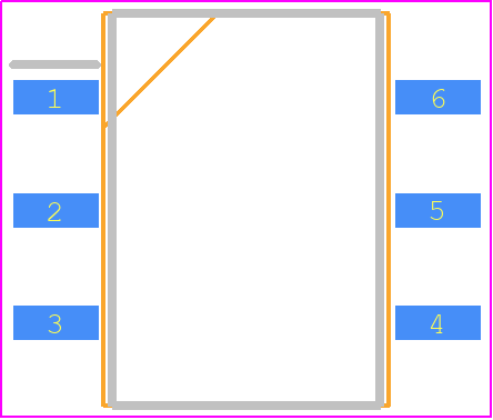 AQV252G3A - Panasonic PCB footprint - Small Outline Packages - Small Outline Packages - 6-Pin PDIP SMD_1