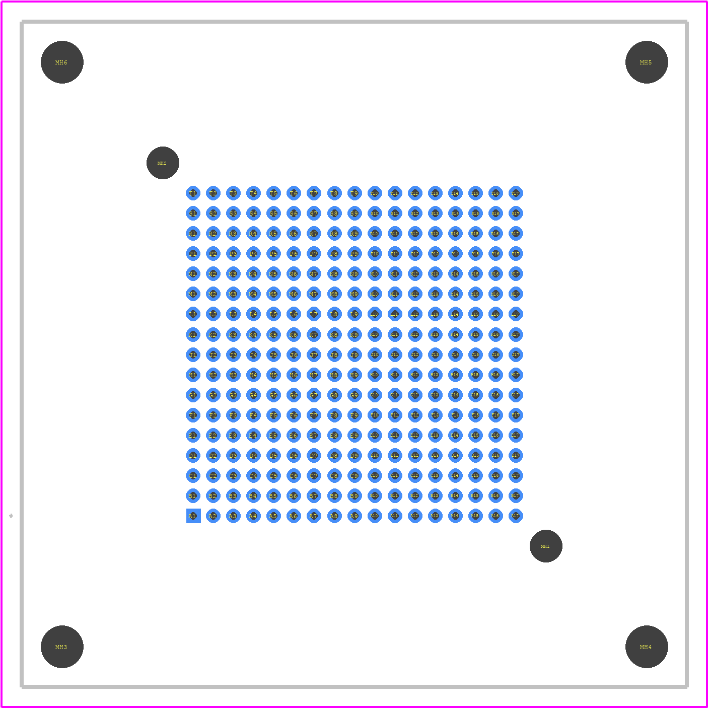 2256-9308-01-2401 - 3M PCB footprint - Other - Other - 2256-9308-01-2401-2