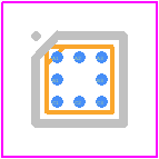 TPS61061YZFR - Texas Instruments PCB footprint - BGA - BGA - YZF (S-XBGA-N8)_1