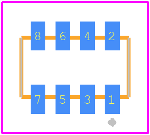 CLP-104-02-G-D - SAMTEC PCB footprint - Other - Other - CLP-104-02-G-D-2