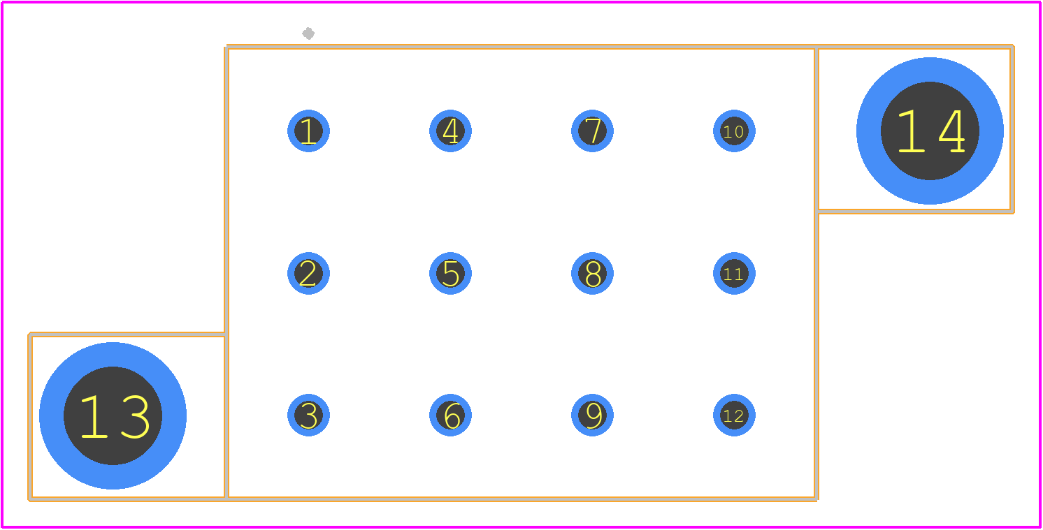 SMS12GE4 - Souriau PCB footprint - Other - Other - SMS12GE4-2
