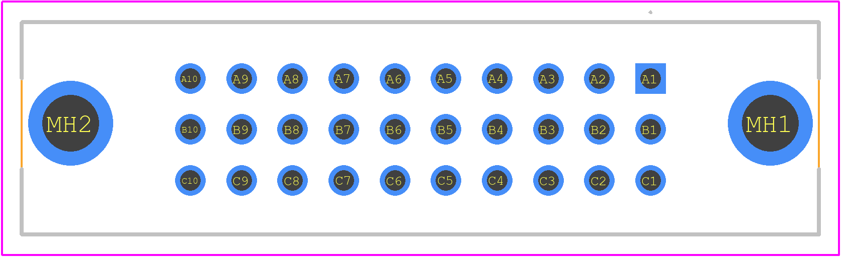244336 - TE Connectivity PCB footprint - Other - Other - 244336-2