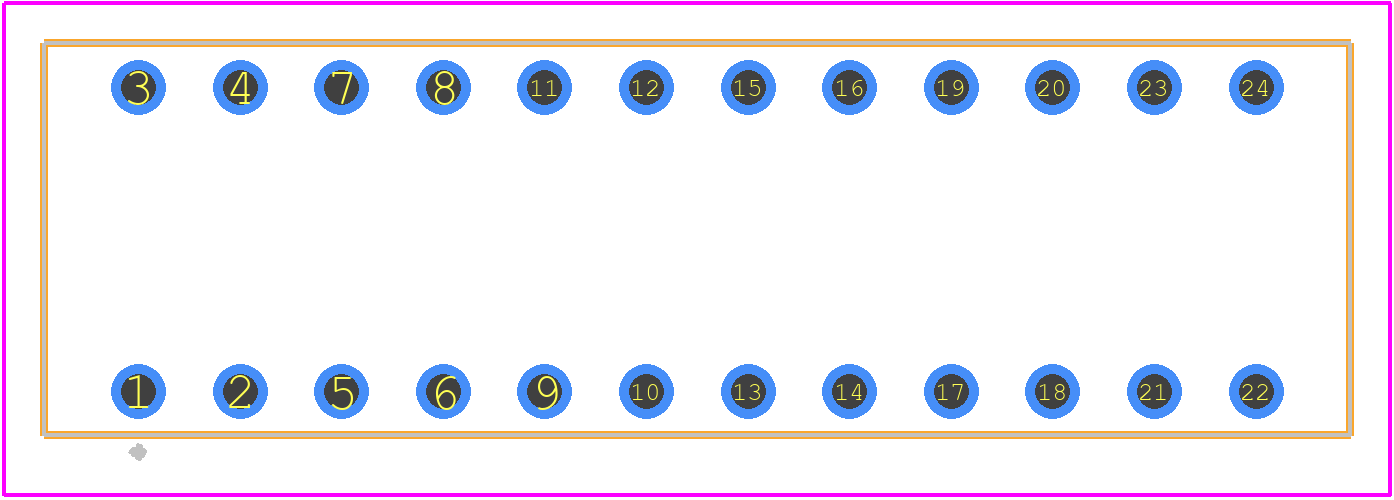 206-126 - CTS PCB footprint - Other - Other - 206-126-3