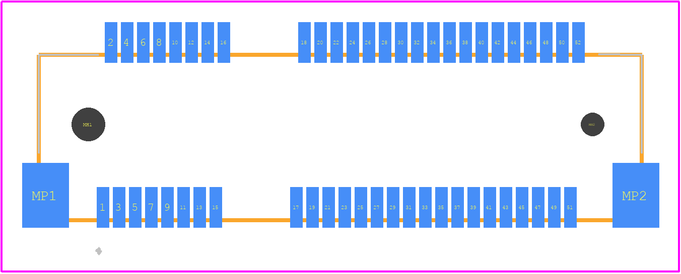 2041262-1 - TE Connectivity PCB footprint - Other - Other - 2041262-1