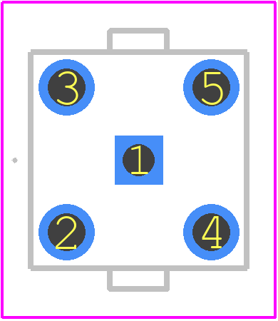 1274571-1 - TE Connectivity PCB footprint - Other - Other - 1274571-1-2