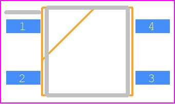 AQY410SZ - Panasonic PCB footprint - Small Outline Packages - Small Outline Packages - SOP-2