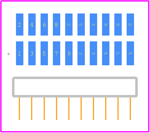 FTMH-110-02-L-DH - SAMTEC PCB footprint - Other - Other - FTMH-110-02-L-DH-1