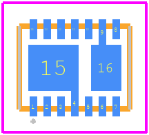 LT3681EDE#PBF - Analog Devices PCB footprint - Other - Other - DE14MA Package 14-Lead Plastic DFN, Multichip (4mm × 3mm) (Reference LTC DWG # 05-08-1731 Rev 0)