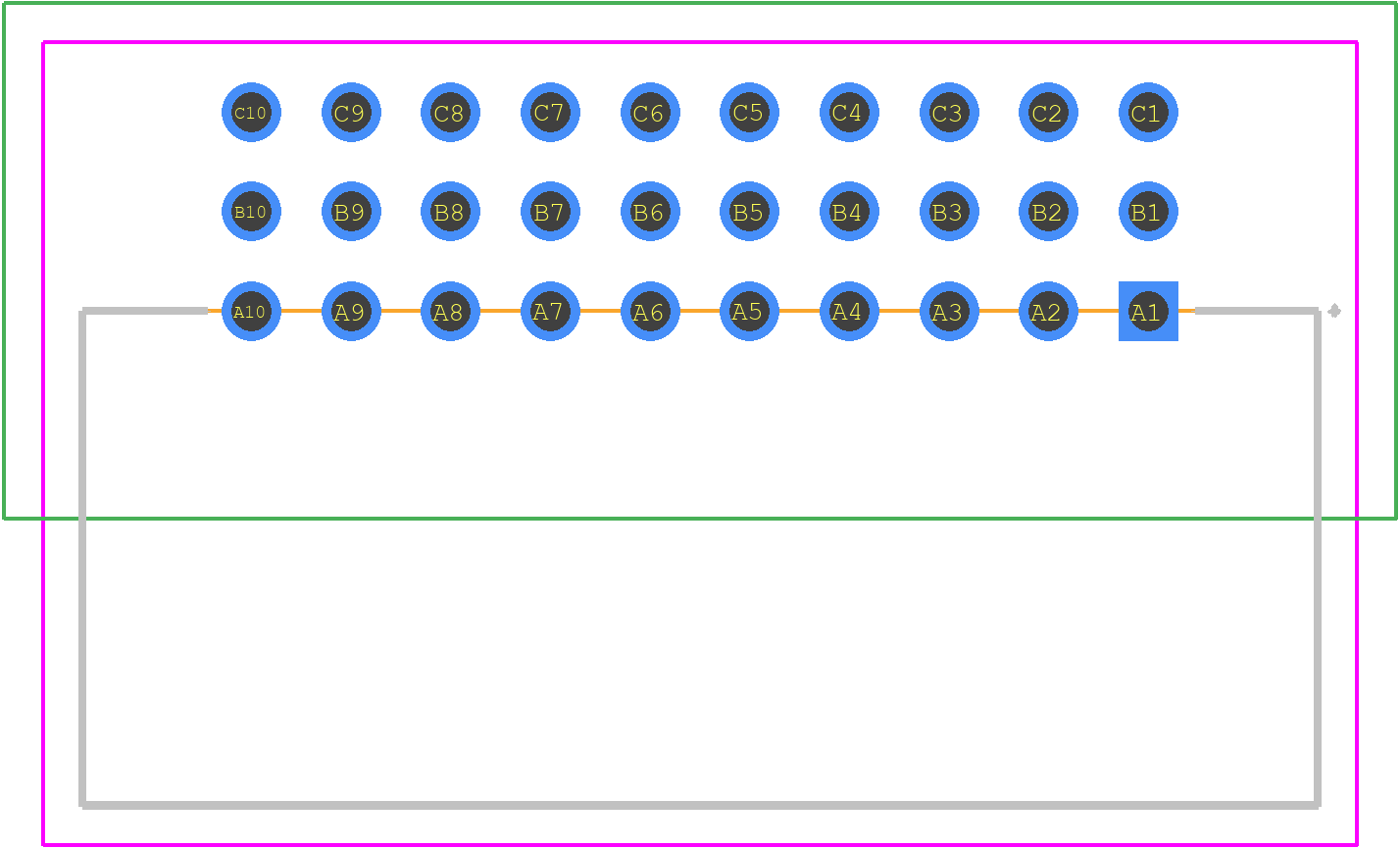 09251306571 - HARTING PCB footprint - Other - Other - 09251306571-3