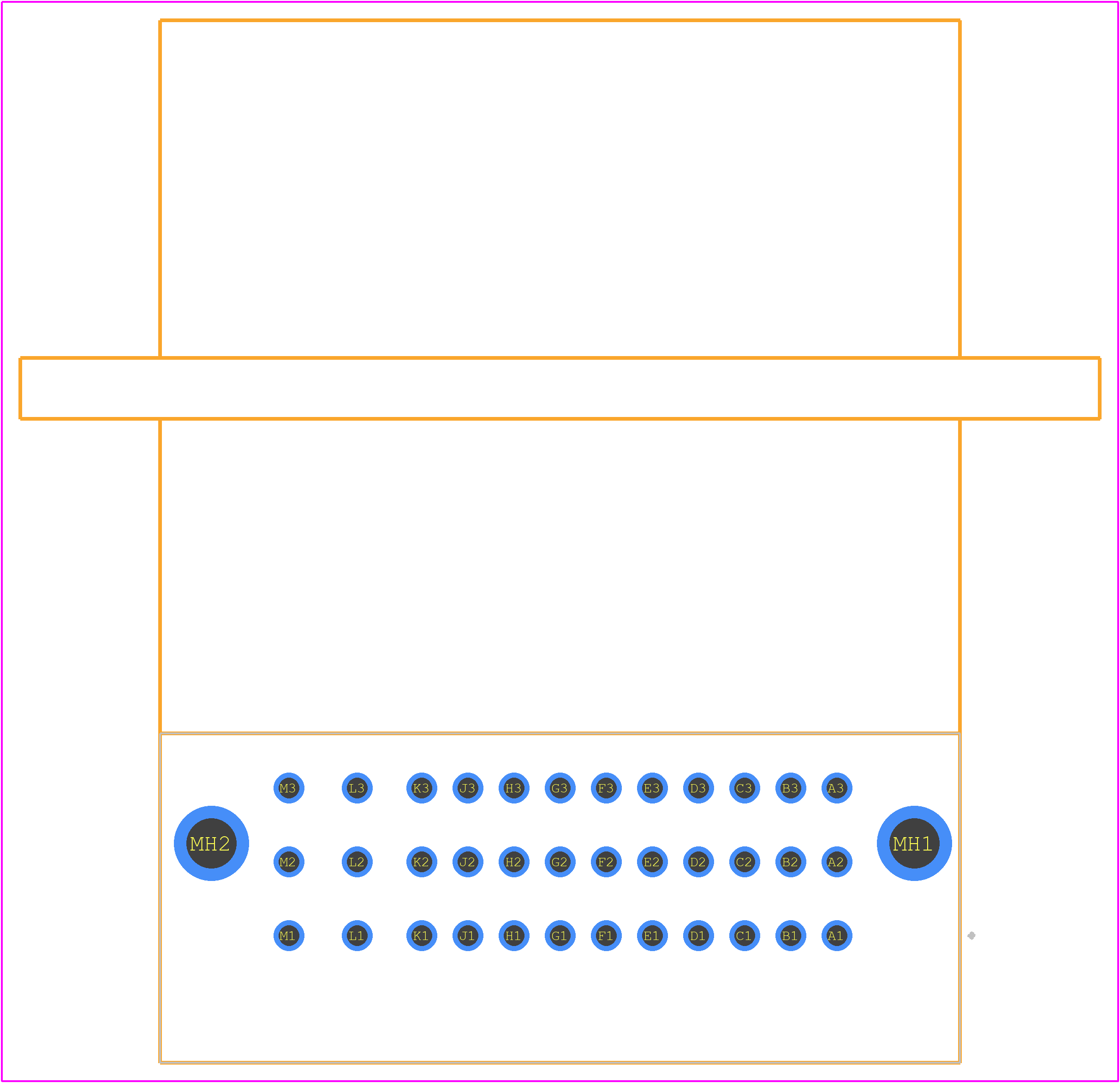 36638-0006 - Molex PCB footprint - Other - Other - 36638-0006-1-2020