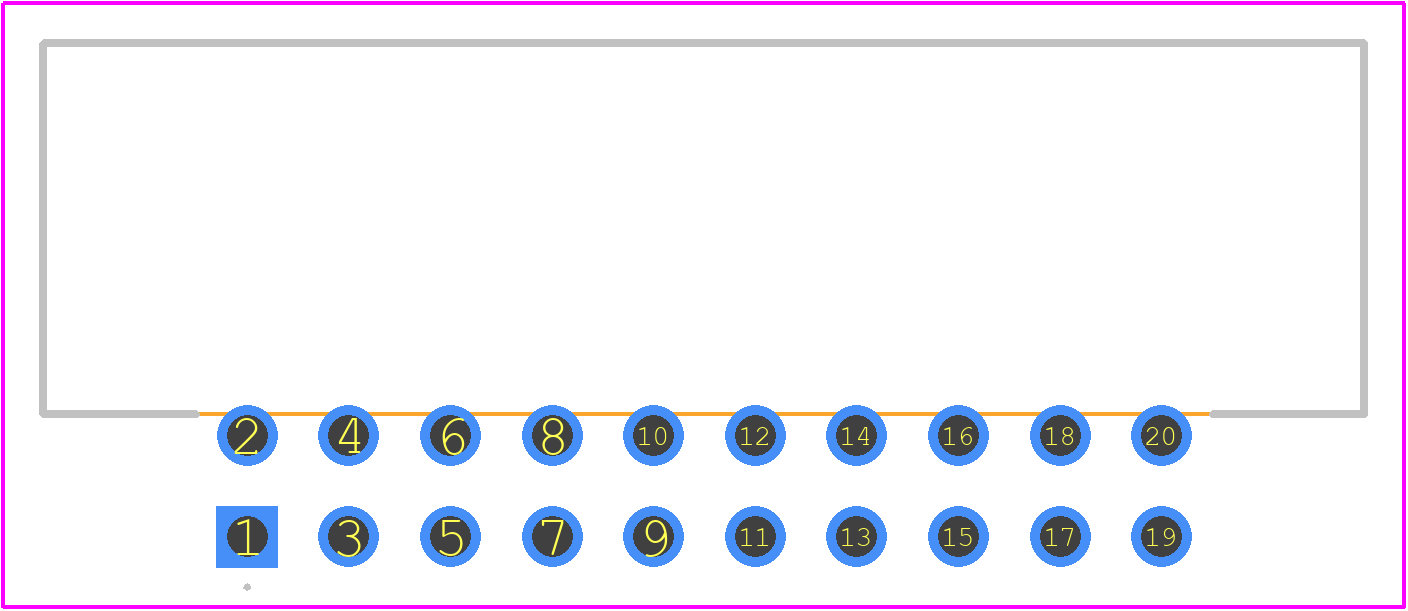 TST-110-04-G-D-RA - SAMTEC PCB footprint - Other - Other - TST-110-04-G-D-RA-2
