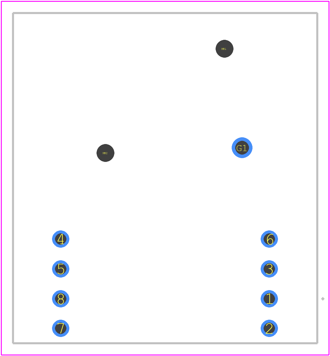 NE8FDH-C5e-SE - Neutrik PCB footprint - Other - Other - NE8FDH-C5e-SE-1