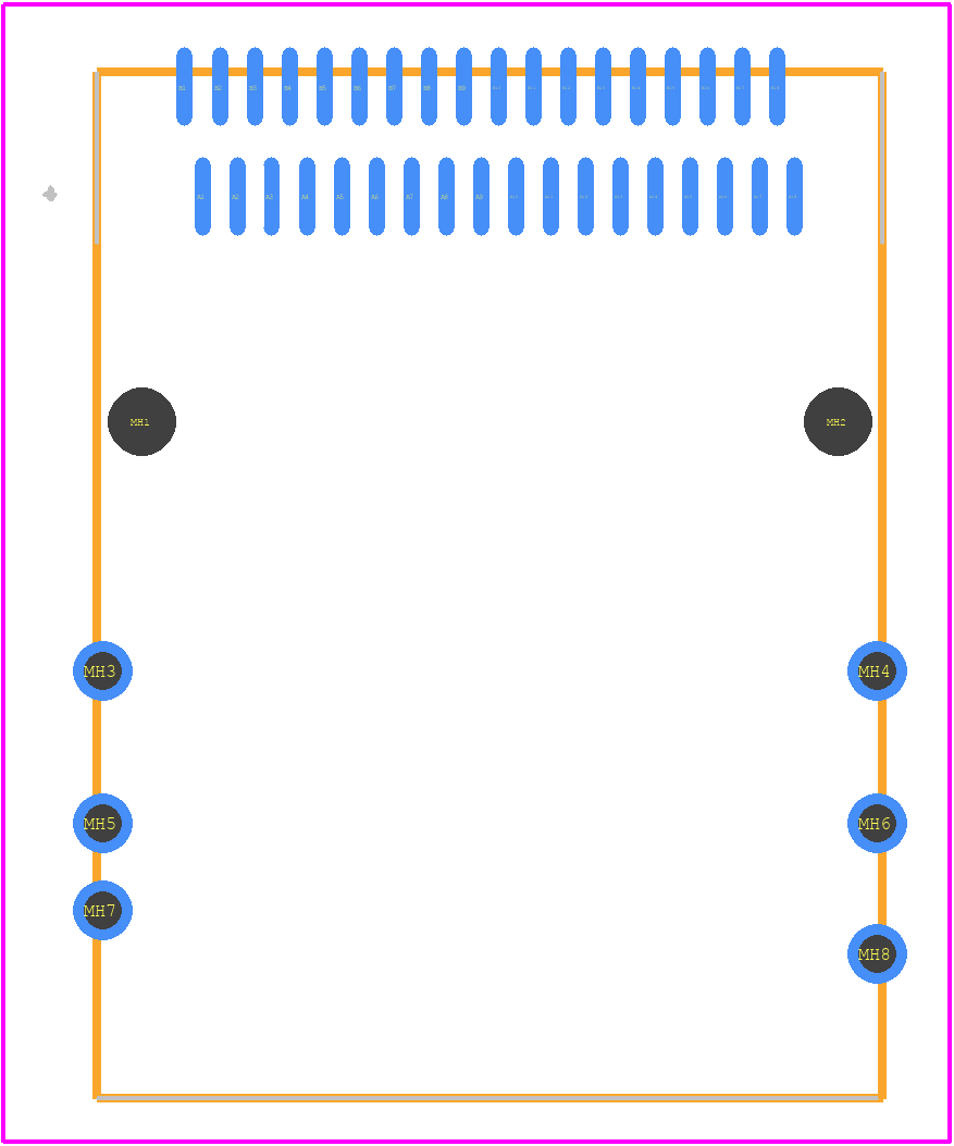 1888019-4 - TE Connectivity PCB footprint - Other - Other - 1888019-4-2