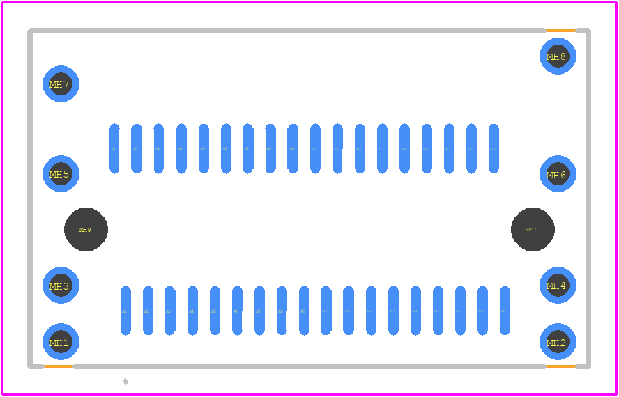 1888174-2 - TE Connectivity PCB footprint - Other - Other - 1888174-2-4