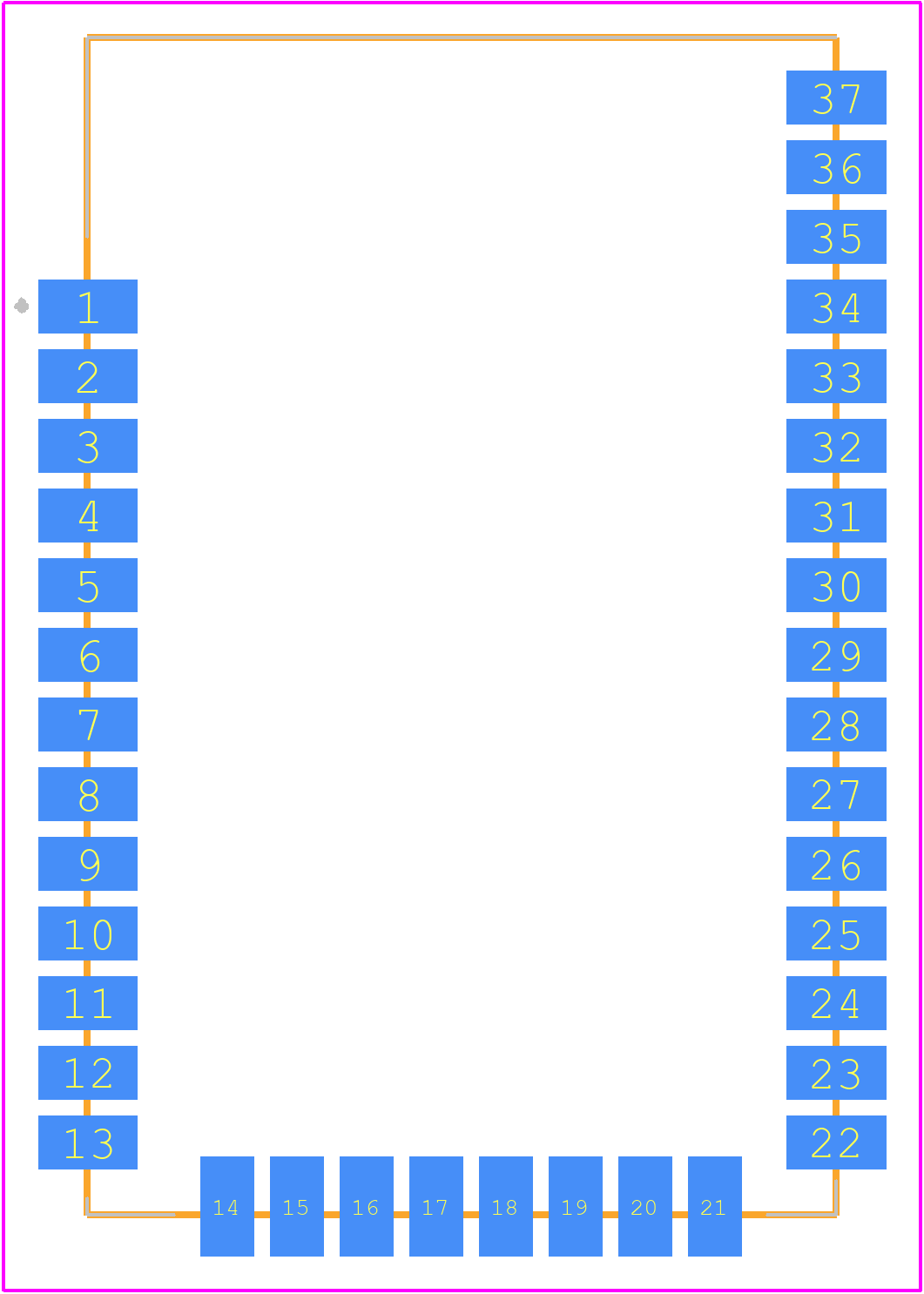 XB3-24Z8US-J - Digi International PCB footprint - Other - Other - XBEE3