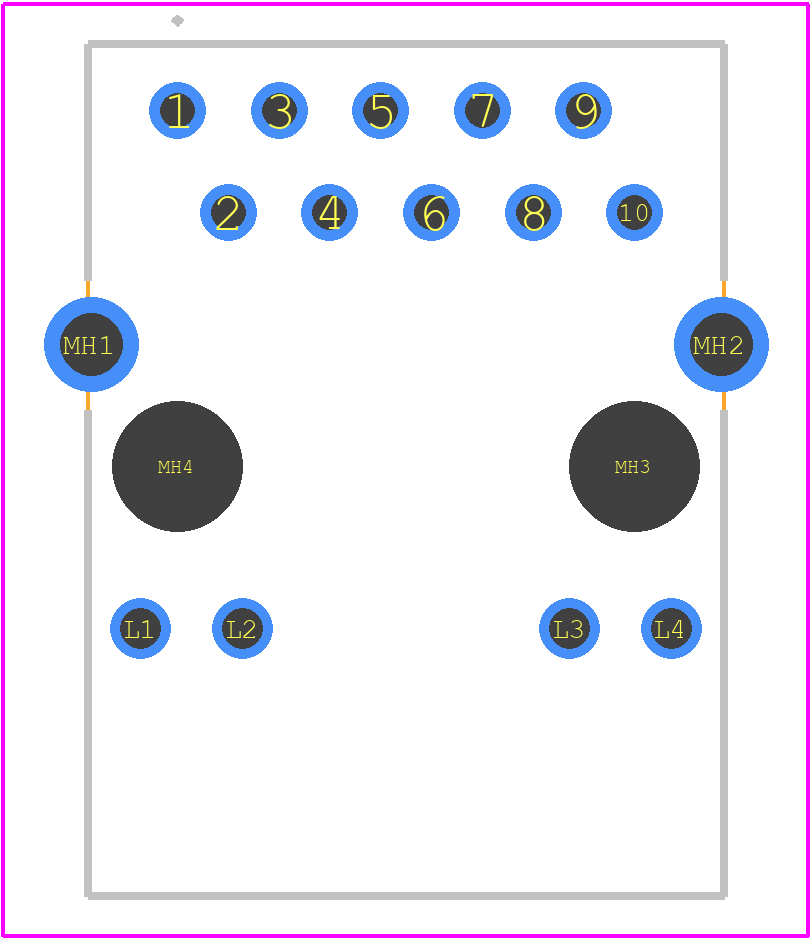 ARJM11B1-502-AB-ER2-T - ABRACON PCB footprint - Other - Other - ARJM11B1-502-AB-ER2-T-3