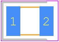 IR42-21C/TR8 - Everlight PCB footprint - LEDs Chip - LEDs Chip - 2-SMD, No Lead