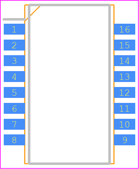 TX1520NL - Yageo Group PCB footprint - Small Outline Packages - Small Outline Packages - TX1520NL