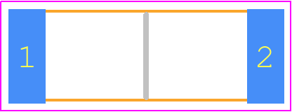 UHVB3512FCD1G00 - Stackpole Electronics, Inc. PCB footprint - Resistor Chip - Resistor Chip - UHV3512