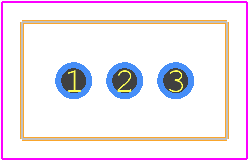DF1B-3P-2.5DSA(01) - Hirose PCB footprint - Other - Other - DF1B-3P-2.5DSA(01)-1