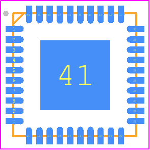 LM5140QRWGRQ1 - Texas Instruments PCB footprint - Quad Flat No-Lead - Quad Flat No-Lead - RWG