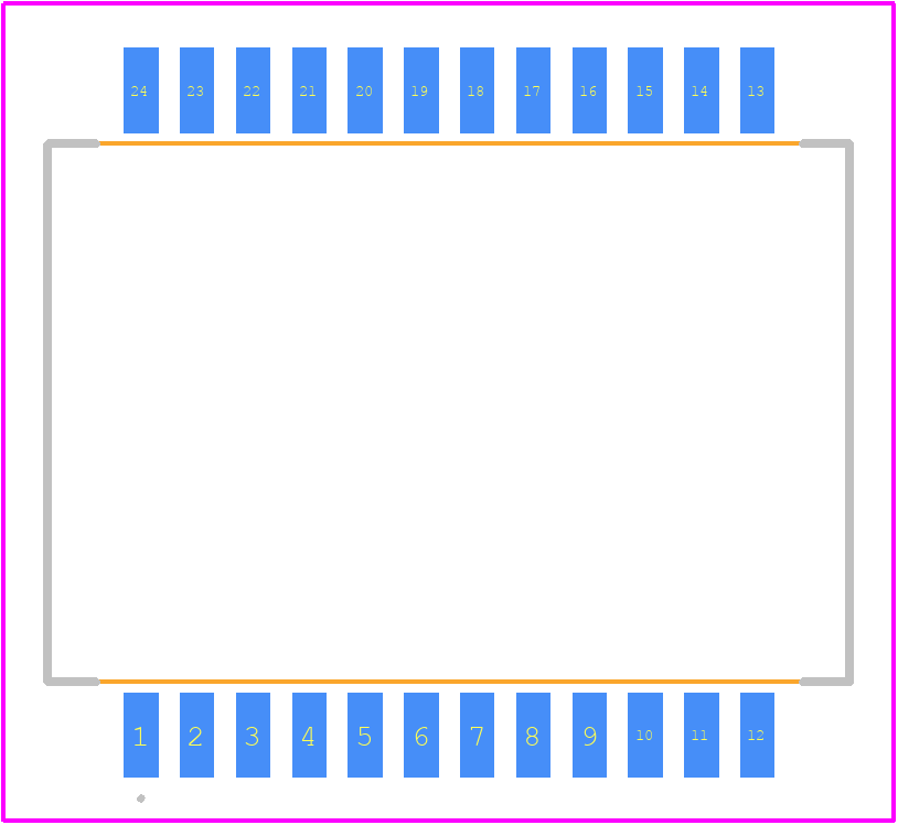 HX6096NLT - Yageo Group PCB footprint - Other - Other - HX6096NLT-4