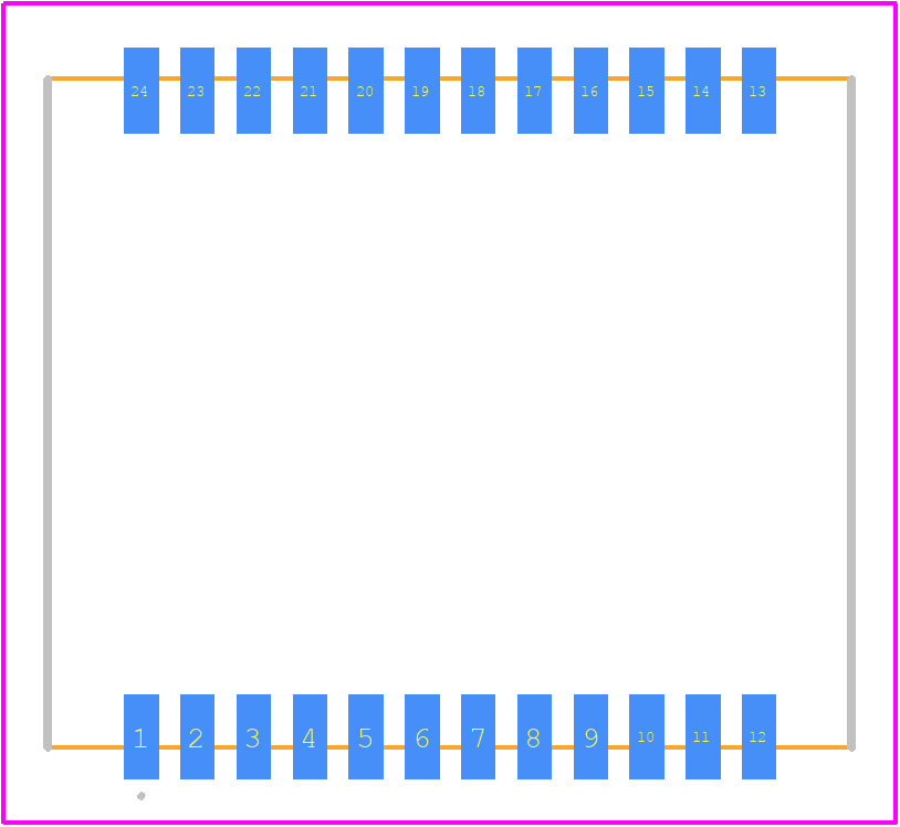 HX6096FNL - Yageo Group PCB footprint - Other - Other - HX6096FNL-2