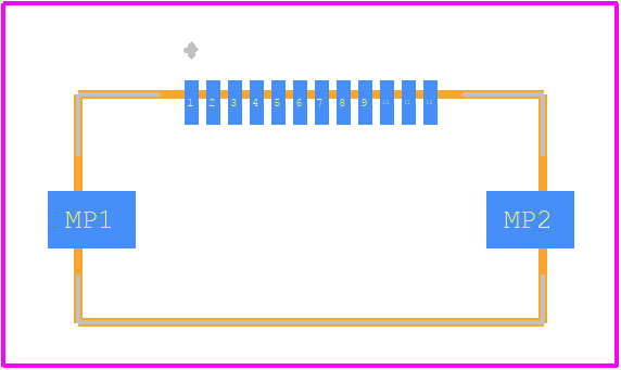 5051101292 - Molex PCB footprint - Other - Other - 5051101292-1