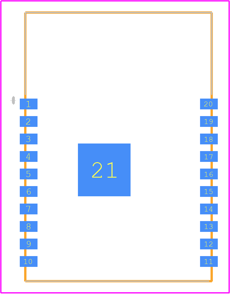 ESP-WROOM-S2 - Espressif Systems PCB footprint - Other - Other - ESP-WROOM-S2-1