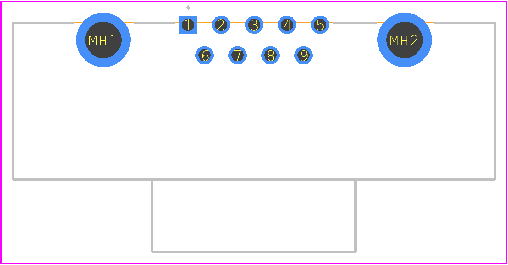 09675099658 - HARTING PCB footprint - Other - Other - 09675099658-2