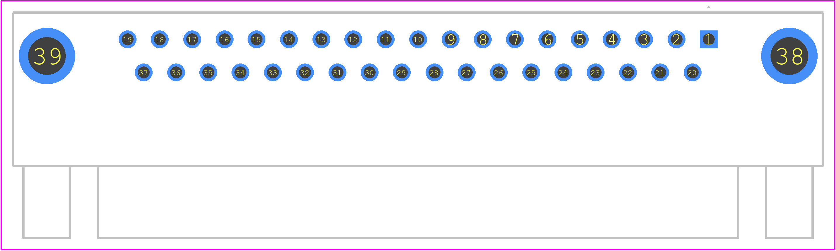 RDCD-37SA-LN(55) - Hirose PCB footprint - Other - Other - RDCD-37SA-LN(55)-2