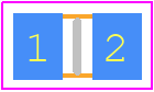 CBL2012T2R2M - TAIYO YUDEN PCB footprint - Inductors Chip - Inductors Chip - 0805/2012