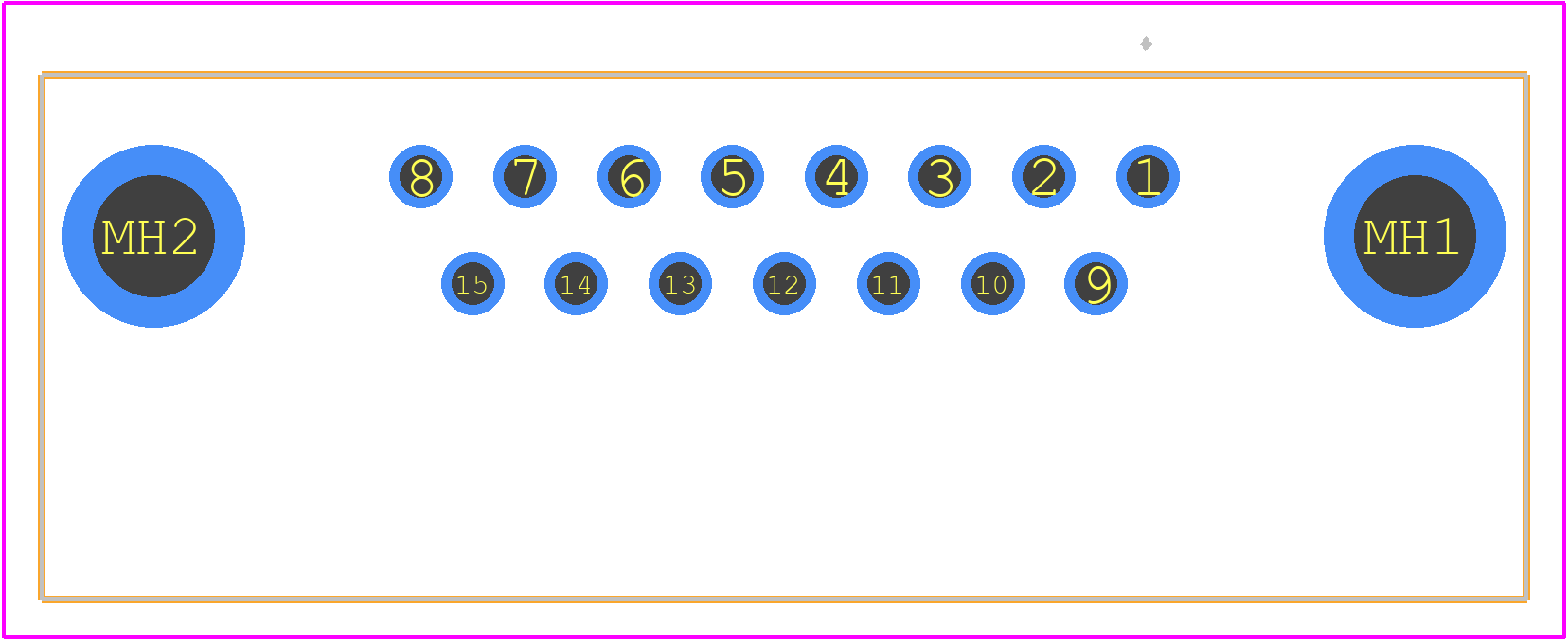 15-006603 - CONEC PCB footprint - Other - Other - 15-006603-1