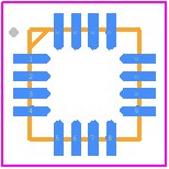 552-02SCMGI - Renesas Electronics PCB footprint - Quad Flat No-Lead - Quad Flat No-Lead - CMG16_
