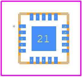 F2913NLGK8 - Renesas Electronics PCB footprint - Other - Other - NLG20T1-1