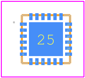 5P49V6901A000NLGI8 - Renesas Electronics PCB footprint - Other - Other - NLG24P2