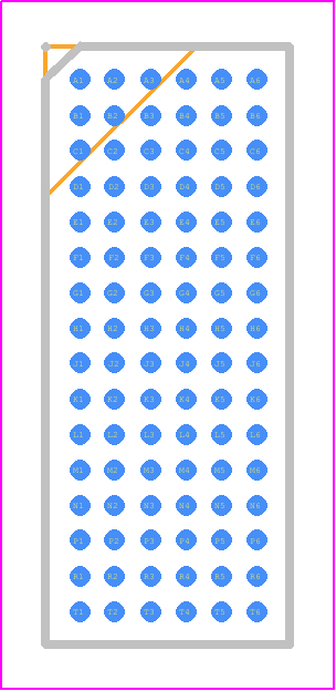 74SSTUBF32866BBFG - Renesas Electronics PCB footprint - BGA - BGA - bfg96