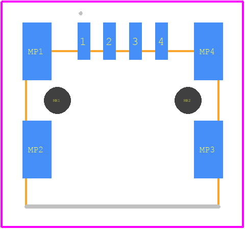 504255 - TE Connectivity PCB footprint - Other - Other - 504255-2