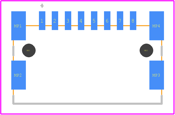 504285 - TE Connectivity PCB footprint - Other - Other - 504285
