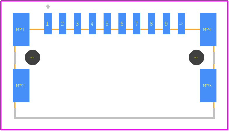 504295 - TE Connectivity PCB footprint - Other - Other - 504295-1
