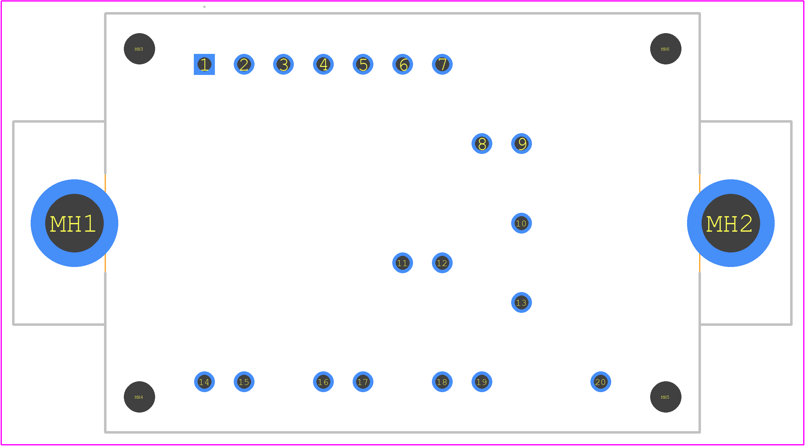 FP10R12W1T7B3BOMA1 - Infineon PCB footprint - Other - Other - AG-EASY1B-2-2