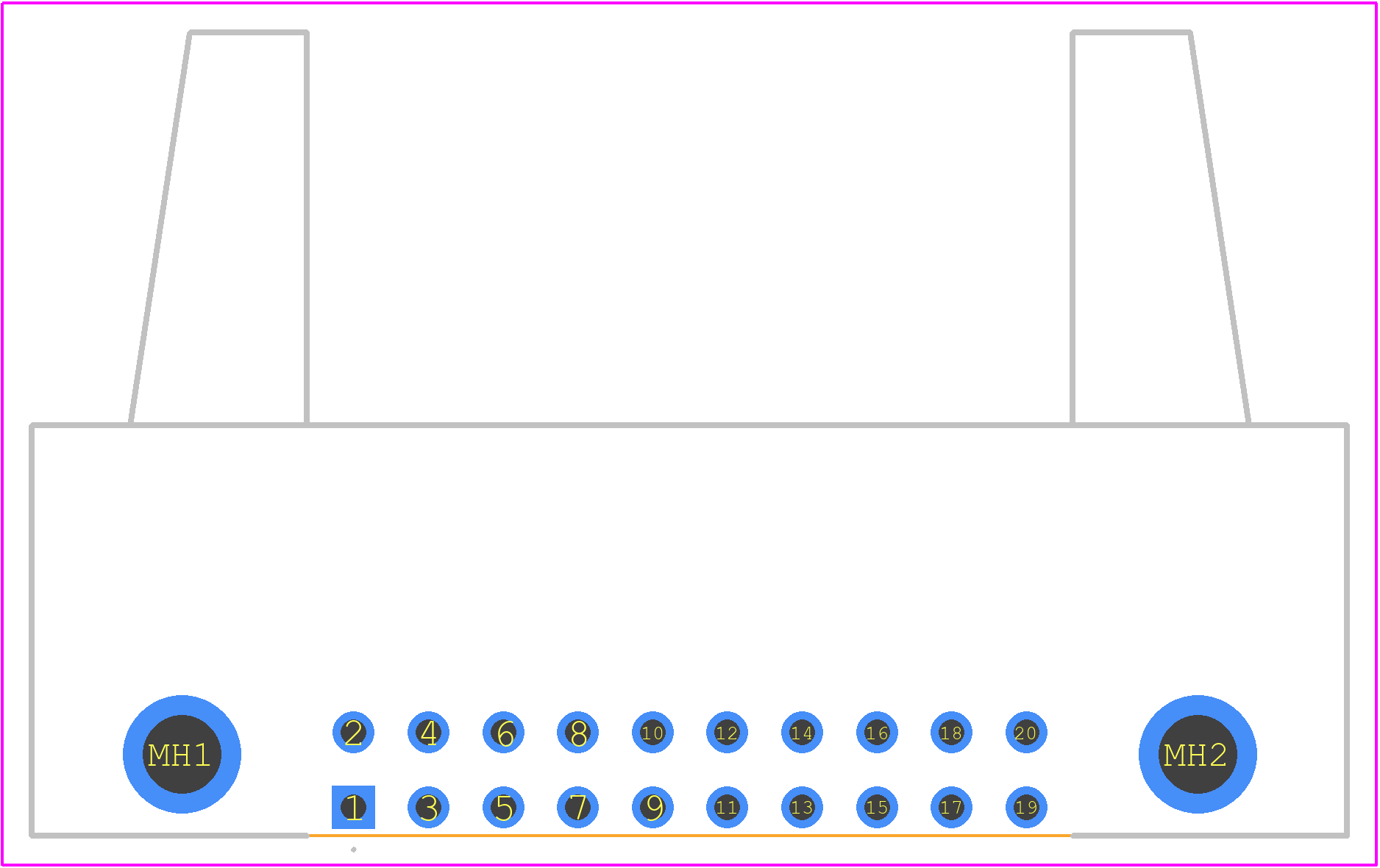 5499786-4 - TE Connectivity PCB footprint - Other - Other - 5499786-4-4
