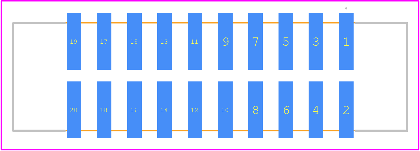 MC-254-20-00-ST-SMD - Multicomp Pro PCB footprint - Other - Other - MC-254-20-00-ST-SMD-2