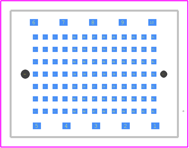 474191 - TE Connectivity PCB footprint - Other - Other - 474191-1