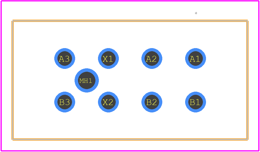 FCB-205-BZ3 - TE Connectivity PCB footprint - Other - Other - FCB-205-BZ3-2