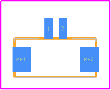 DF13C-2P-1.25V(21) - Hirose PCB footprint - Other - Other - DF13C-2P-1.25V(21)-1