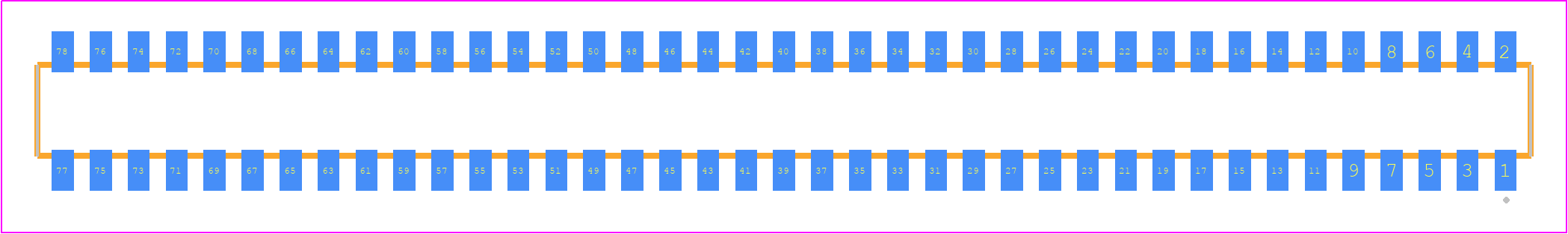 CLP-139-02-F-DH - SAMTEC PCB footprint - Other - Other - CLP-139-02-YYY-DH